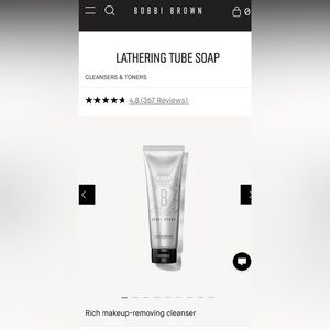 Bobbi Brown lathering Tube soap New sealed